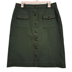 Boden Green Midi Skirt